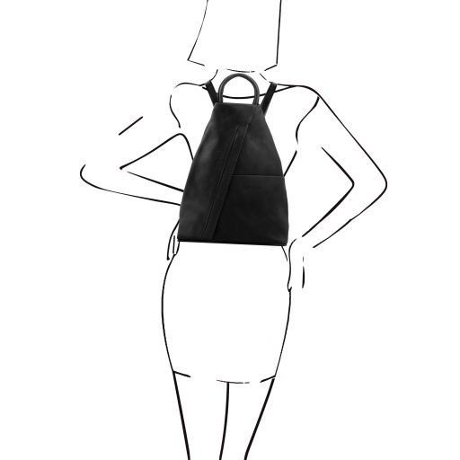 Shanghai - Soft leather backpack