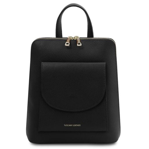 TL Bag - Small leather backpack for women