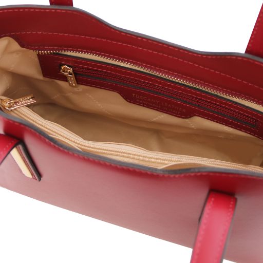 Olimpia - Leather tote - Small size