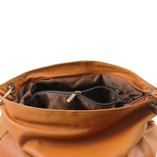 TL Bag - Soft leather shoulder bag with tassel detail