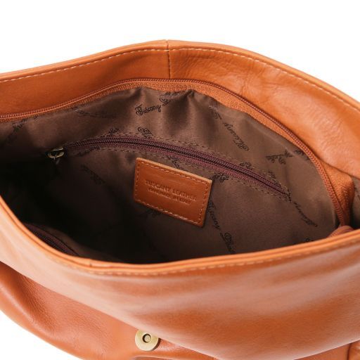TL Bag - Soft leather shoulder bag with tassel detail