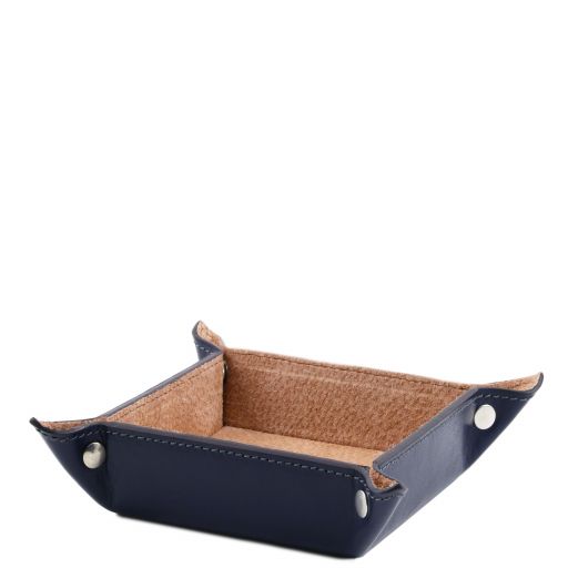 Exclusive leather valet tray small size