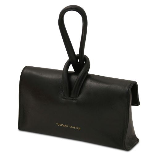 TL Bag - Metallic leather clutch