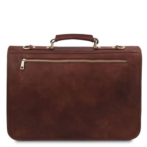 Ancona - Leather messenger bag