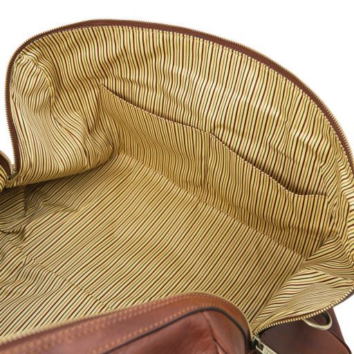 Oslo - Leather travel duffle bag - Weekender bag