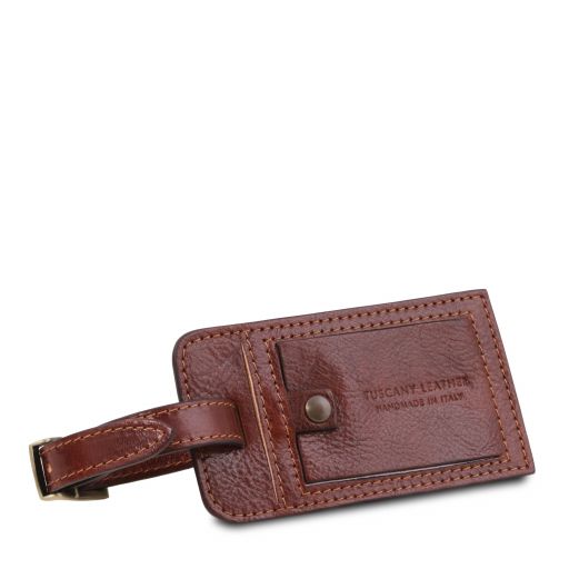 TL Voyager - Leather travel bag with front pocket