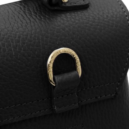 Silene - Leather convertible backpack handbag
