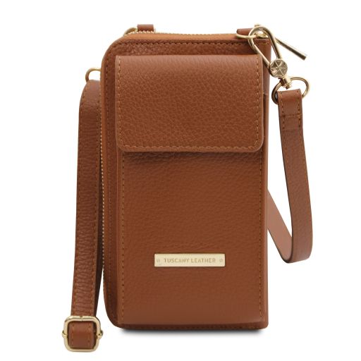 TL Bag - Leather wallet/phone holder with strap