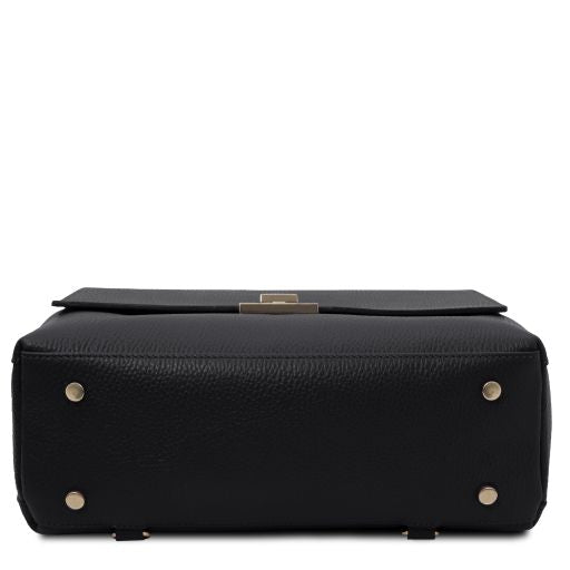 Silene - Leather convertible backpack handbag
