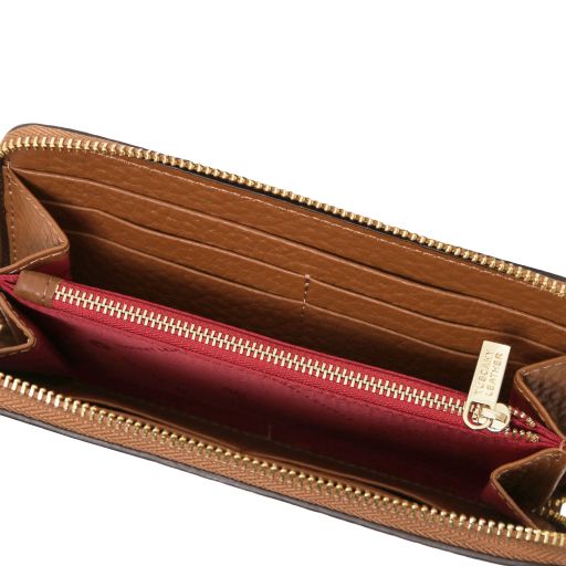 Financier - Exclusive zip around leather wallet