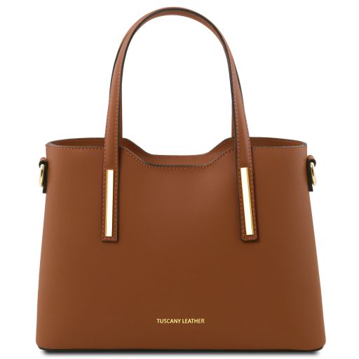 Olimpia - Leather tote - Small size